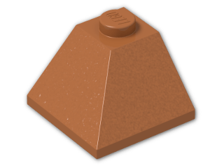 LEGO® Brick: Slope Brick 45 2 x 2 Double Convex 3045 | Color: Dark Orange