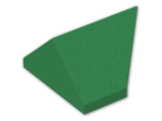 LEGO® Brick: Slope Brick 45 1 x 2 Double / Inverted without Centre Stud 3049c | Color: Dark Green