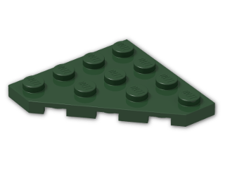 LEGO® Stein: Plate 4 x 4 without Corner 30503 | Farbe: Earth Green