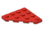 LEGO® Stein: Plate 4 x 4 without Corner 30503 | Farbe: Bright Red
