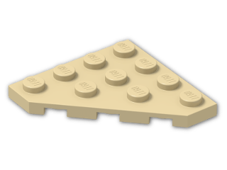 LEGO® Stein: Plate 4 x 4 without Corner 30503 | Farbe: Brick Yellow