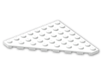 LEGO® Brick: Plate 8 x 8 without Corner 30504 | Color: White