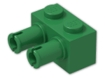 LEGO® Brick: Brick 1 x 2 with 2 Pins 30526 | Color: Dark Green