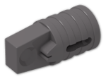 LEGO® Brick: Hinge Arm Locking with Single Finger and Axlehole 30552 | Color: Dark Stone Grey