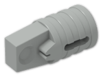LEGO® Stein: Hinge Arm Locking with Single Finger and Axlehole 30552 | Farbe: Grey