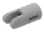 LEGO® Stein: Hinge Arm Locking with Dual Finger and Axlehole 30553 | Farbe: Medium Stone Grey