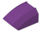 LEGO® Brick: Slope Brick Curved Top 2 x 2 x 1 30602 | Color: Bright Violet