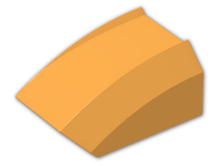 LEGO® Stein: Slope Brick Curved Top 2 x 2 x 1 30602 | Farbe: Bright Yellowish Orange