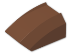 LEGO® Brick: Slope Brick Curved Top 2 x 2 x 1 30602 | Color: Reddish Brown