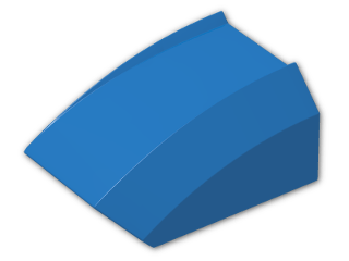 LEGO® Stein: Slope Brick Curved Top 2 x 2 x 1 30602 | Farbe: Bright Blue