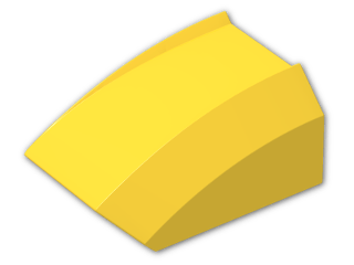 LEGO® Stein: Slope Brick Curved Top 2 x 2 x 1 30602 | Farbe: Bright Yellow