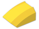 LEGO® Brick: Slope Brick Curved Top 2 x 2 x 1 30602 | Color: Bright Yellow