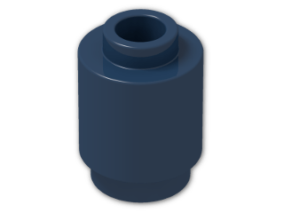 LEGO® Stein: Brick 1 x 1 Round with Hollow Stud 3062b | Farbe: Earth Blue