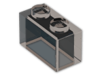 LEGO® Brick: Brick 1 x 2 without Centre Stud 3065 | Color: Transparent Brown