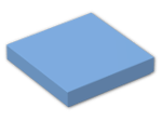 LEGO® Brick: Tile 2 x 2 with Groove 3068b | Color: Medium Blue