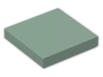 LEGO® Brick: Tile 2 x 2 with Groove 3068b | Color: Sand Green