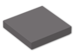 LEGO® Brick: Tile 2 x 2 with Groove 3068b | Color: Dark Stone Grey