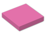 LEGO® Brick: Tile 2 x 2 with Groove 3068b | Color: Bright Purple