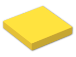 LEGO® Brick: Tile 2 x 2 with Groove 3068b | Color: Bright Yellow
