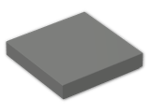 LEGO® Brick: Tile 2 x 2 with Groove 3068b | Color: Dark Grey