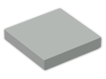 LEGO® Brick: Tile 2 x 2 with Groove 3068b | Color: Grey