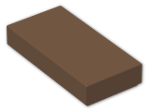 LEGO® Stein: Tile 1 x 2 with Groove 3069b | Farbe: Brown
