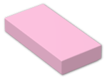 LEGO® Brick: Tile 1 x 2 with Groove 3069b | Color: Light Purple