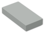 LEGO® Stein: Tile 1 x 2 with Groove 3069b | Farbe: Grey