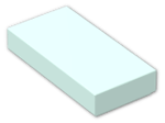 LEGO® Brick: Tile 1 x 2 with Groove 3069b | Color: Aqua