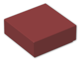 LEGO® Stein: Tile 1 x 1 with Groove 3070b | Farbe: New Dark Red