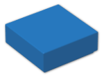 LEGO® Brick: Tile 1 x 1 with Groove 3070b | Color: Bright Blue