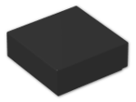 LEGO® Brick: Tile 1 x 1 with Groove 3070b | Color: Black