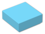 LEGO® Stein: Tile 1 x 1 with Groove 3070b | Farbe: Medium Azur