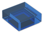 LEGO® Brick: Tile 1 x 1 with Groove 3070b | Color: Transparent Blue