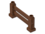 LEGO® Brick: Duplo Fence 1 x 6 x 2 31021 | Color: Reddish Brown