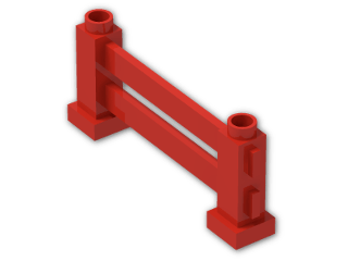 LEGO® Brick: Duplo Fence 1 x 6 x 2 31021 | Color: Bright Red