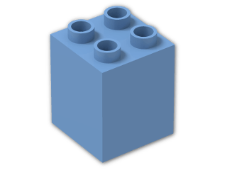 LEGO® Stein: Duplo Brick 2 x 2 x 2 31110 | Farbe: Medium Blue