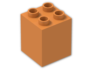 LEGO® Stein: Duplo Brick 2 x 2 x 2 31110 | Farbe: Bright Orange