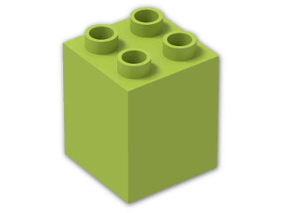 LEGO® Stein: Duplo Brick 2 x 2 x 2 31110 | Farbe: Bright Yellowish Green