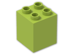 LEGO® Brick: Duplo Brick 2 x 2 x 2 31110 | Color: Bright Yellowish Green