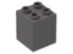 LEGO® Brick: Duplo Brick 2 x 2 x 2 31110 | Color: Dark Stone Grey