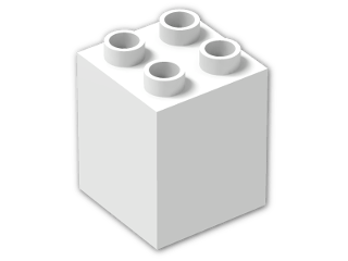 LEGO® Brick: Duplo Brick 2 x 2 x 2 31110 | Color: White