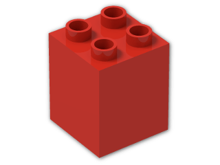 LEGO® Brick: Duplo Brick 2 x 2 x 2 31110 | Color: Bright Red