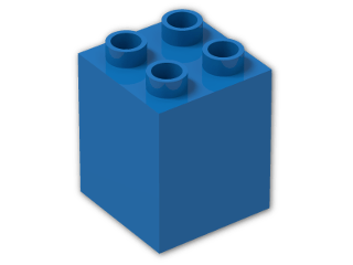 LEGO® Brick: Duplo Brick 2 x 2 x 2 31110 | Color: Bright Blue