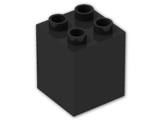 LEGO® Stein: Duplo Brick 2 x 2 x 2 31110 | Farbe: Black