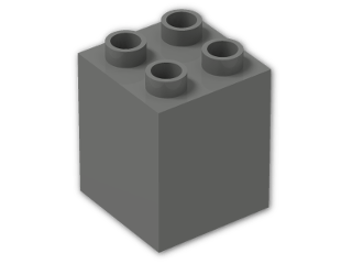 LEGO® Brick: Duplo Brick 2 x 2 x 2 31110 | Color: Dark Grey