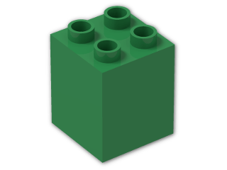 LEGO® Brick: Duplo Brick 2 x 2 x 2 31110 | Color: Dark Green