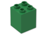 LEGO® Stein: Duplo Brick 2 x 2 x 2 31110 | Farbe: Dark Green