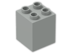 LEGO® Stein: Duplo Brick 2 x 2 x 2 31110 | Farbe: Grey