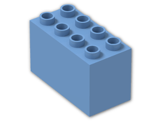 LEGO® Stein: Duplo Brick 2 x 4 x 2 31111 | Farbe: Medium Blue